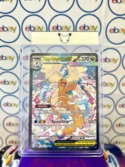Mega Dragonite EX 290/217 Secret Rare Holo Full Art Pokemon TCG English Card - Image 2