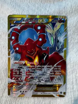 Volcanion EX 115/114 - Pokemon XY: Steam Siege - Full Art Secret Rare - NM - Image 2