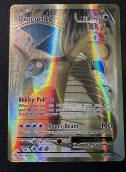 Pokemon TCG Dragonite EX Full Art Ultra Rare Holo Card Evolutions 106/108 XY - Image 1