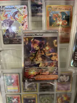 Pokemon TCG Mega Evolution Acerola's Mischief Full Art Card 183/132 - Image 1