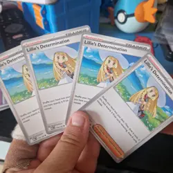 Pokemon TCG Lillie's Determination Card 119/132 Playset X4 Mega Evolution - Image 1
