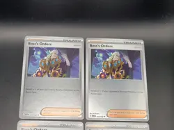 Pokemon TCG 4 x Boss's Orders 114/132 Mega Evolution Playset Reverse Holo - Image 2