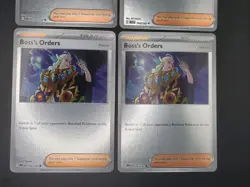 Pokemon TCG 4 x Boss's Orders 114/132 Mega Evolution Playset Reverse Holo - Image 3