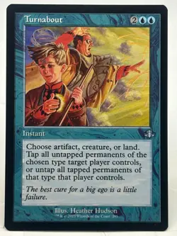 Turnabout NM/M* RETRO Dominaria Remastered ENGLISH 295 mtg -UnltdCards - Image 1
