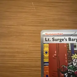 Pokemon TCG Lt. Surges Bargain SIR Trainer 185/132 Mega Evolutions Near Mint - Image 5