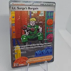 Lt. Surge's Bargain SIR 185/132 | Mega Evolution | Secret Rare | Pokemon TCG - Image 2
