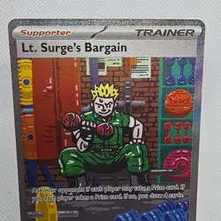 Lt. Surge's Bargain SIR 185/132 | Mega Evolution | Secret Rare | Pokemon TCG - Image 3