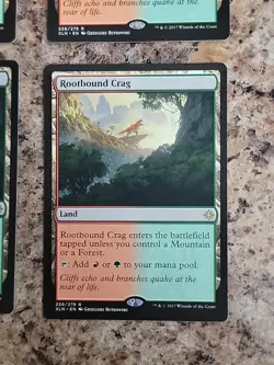 MTG - 4x Rootbound Crag Ixalan Playset Unplayed NM x4 - Image 5
