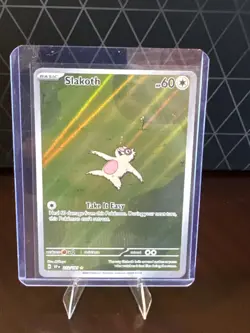 Pokemon TCG Slakoth - 212/191 Holo SV08: Surging Sparks Illustration Rare - Image 1