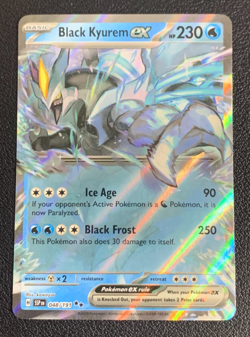 Black Kyurem ex 048/191 Surging Sparks Double Rare Holo Pokemon TCG Card NM - Image 1
