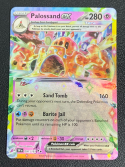 Palossand ex 091/191 Surging Sparks Double Rare Holo Pokemon TCG Card NM - Image 1