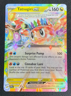 Tatsugiri ex 142/191 Surging Sparks Double Rare Holo Pokemon TCG Card NM - Image 1