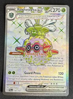 Forretress ex 230/193 Paldea Evolved Ultra Rare Holo Pokemon TCG Card NM - Image 1