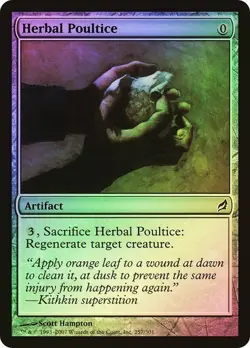 Lorwyn MTG FOIL Herbal Poultice Magic - Image 1