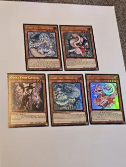 Yu-Gi-Oh! x5 Card Fairy Tail Lot 1st Edition Foil English - BLGG Ultra Rare - Image 1