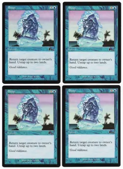 Snap x4 4x 1999 Urza's Legacy PLAYSET Blue Common Instant MTG NM AZ2 - Image 1