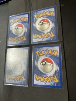 Pokemon TCG Fossil 1st Edition 4-Card Lot EN 1999 Zubat Golbat Recycle Gambler - Image 4