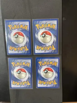 Pokemon TCG Fossil 1st Edition 4-Card Lot EN 1999 Zubat Golbat Recycle Gambler - Image 5