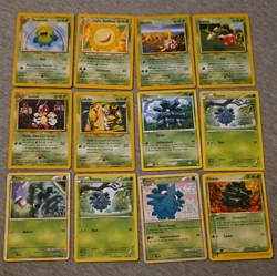 Pokemon TCG 2001 Neo Genesis 28-Card Grass Lot Hoppip Shuckle Skiploom+ - Image 1