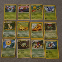 Pokemon TCG 2001 Neo Genesis 28-Card Grass Lot Hoppip Shuckle Skiploom+ - Image 2