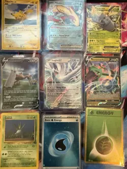 Pokemon TCG 9 Card Lot Full Art ex V Mixed SWSH SV ME Ultra Rare NM ALL - Image 1