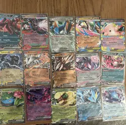 Pokemon TCG Double Rare Card Bundle Job Lot X60+ - Image 1