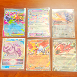 Pokemon TCG 6-Card Ultra Rare Lot Palkia VSTAR Sylveon ex Ho-Oh ex Tera - Image 1
