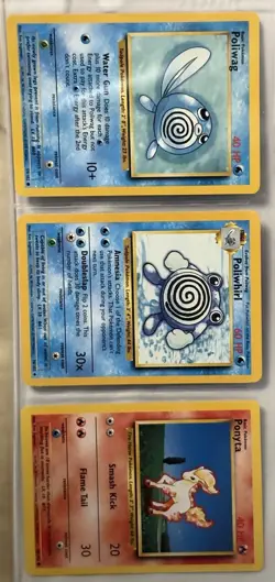 1999 Vintage Pokemon TCG Non Holo Binder Page 9 Card Lot WOTC B - Image 4