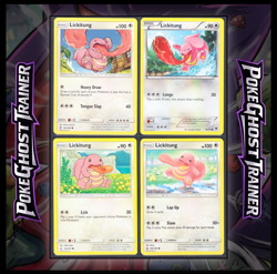 8x Lickitung & Lickilicky Card Lot - 2014 to 2019 era - LP - cute Pokemon TCG - Image 4