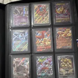 Pokemon TCG Holo Card Lot Binder Pages all NM - Image 2