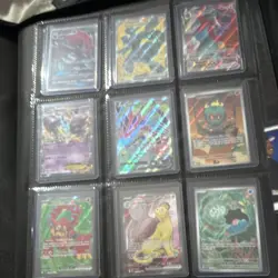 Pokemon TCG Holo Card Lot Binder Pages all NM - Image 4