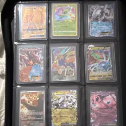 Pokemon TCG Holo Card Lot Binder Pages all NM - Image 5