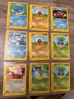 Pokemon TCG E Reader Expedition Card Lot LP - MP CLEAN Lot of 40 ONLY 1 HOLO - Image 1