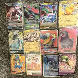 Pokemon TCG 10-Card Holo Full Art Lot English Palkia GX Rayquaza V - Image 1