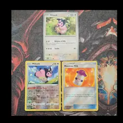 🔥Pokemon TCG Card Lot Miltank & Moomoo Milk Trainer 3x English Regular & Holo🔥 - Image 1