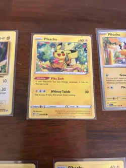 Pikachu Pokemon TCG Card Lot Of 9 Collection Lot Non Holo - Image 3