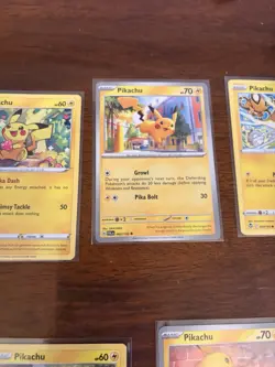 Pikachu Pokemon TCG Card Lot Of 9 Collection Lot Non Holo - Image 4