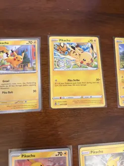 Pikachu Pokemon TCG Card Lot Of 9 Collection Lot Non Holo - Image 5
