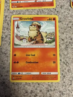 Pokemon TCG Growlithe & Hisuian Growlithe 19 Card Lot Reverse Holo/Holo Eng - Image 3
