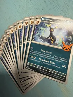 Pokemon TCG Umbreon Card 130/187 Uncommon Trick or Trade Lot (13 Umbreons) - Image 1