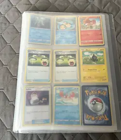 Pokemon TCG Sun & Moon Card Lot in Binder Pages, English Pokemon & Trainer - Image 1