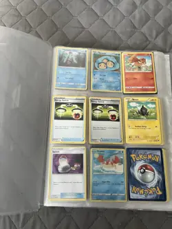 Pokemon TCG Sun & Moon Card Lot in Binder Pages, English Pokemon & Trainer - Image 2