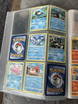 Pokemon TCG Sun & Moon Card Lot in Binder Pages, English Pokemon & Trainer - Image 4