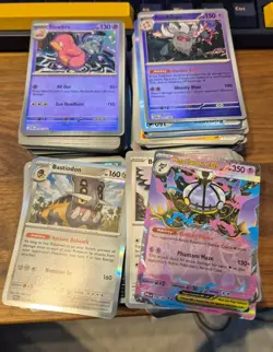 Pokemon TCG 400+ Mega Evolution Pitch Black Mixed Card Bulk Lot - Image 1