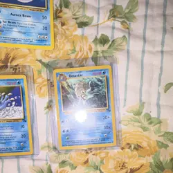 Nintendo Pokemon TCG 5-Card Water Lot Unlimited Base 1999 Poliwhirl, golduck, - Image 3