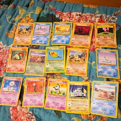 Pokemon TCG Neo Revelation 15-Card Lot Unlimited ENG Larvitar/Onix/Tyrogue manti - Image 1