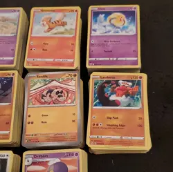 Pokemon TCG 1,000 card bulk lot. All common & uncommon regulars. Near mint. - Image 4