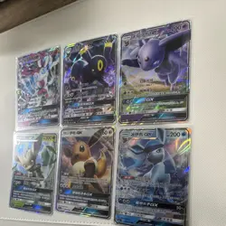 Pokemon TCG Chinese GX Holo 6-Card Lot Eevee Espeon Glaceon Leafeon Sylveon - Image 3