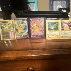 Pokemon TCG 5-Card Lot Pikachu V, Jungle Raichu 58/102 English Foil/Reg - Image 1