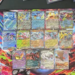 Pokemon TCG Holo ex & 1 Full Art 14 card lot - Image 1
